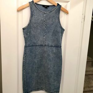 Forever 21 stretchy denim dress